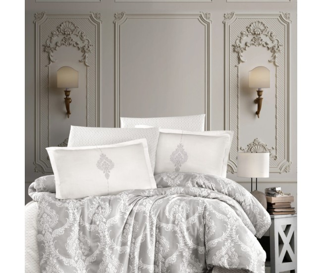 Lenjerie de pat satin clasy king size (kaldera)